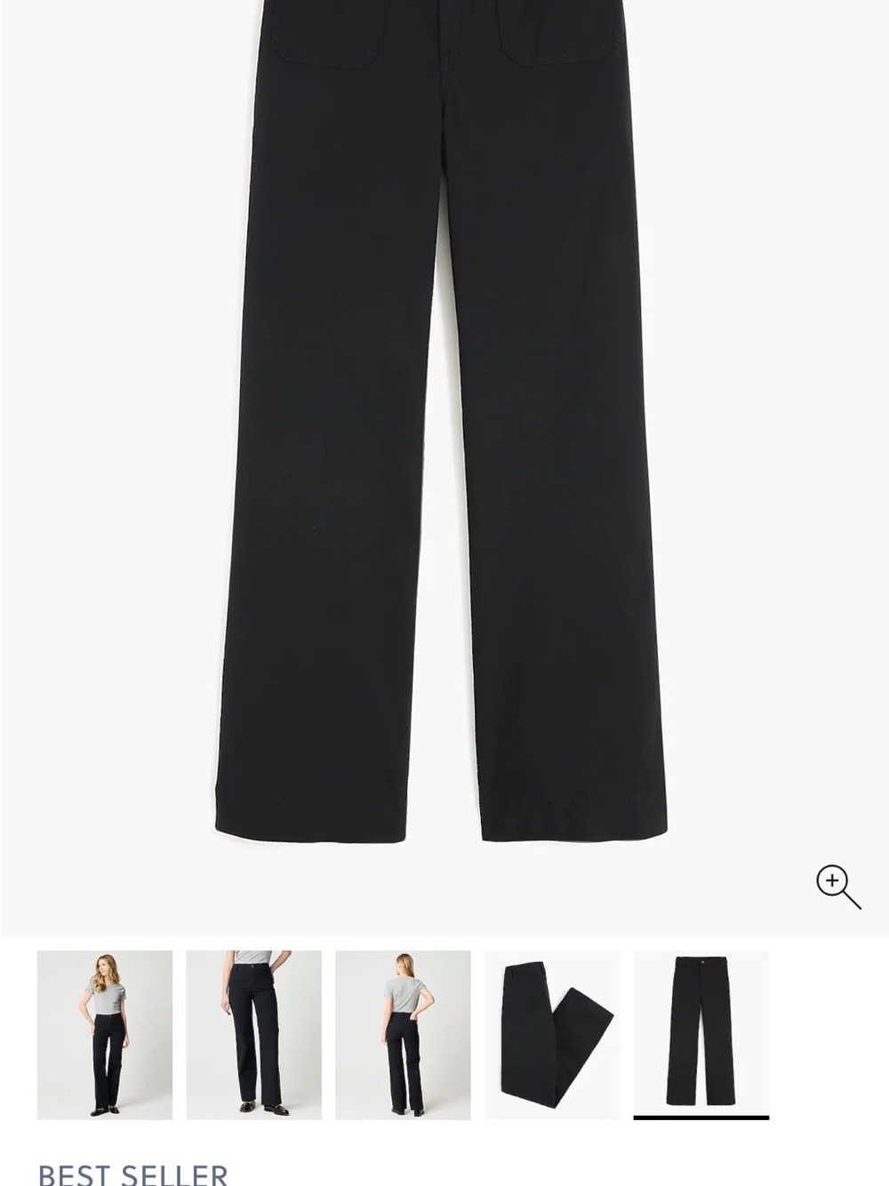 J. Crew Factory Women's Straight-Leg Pants in Black